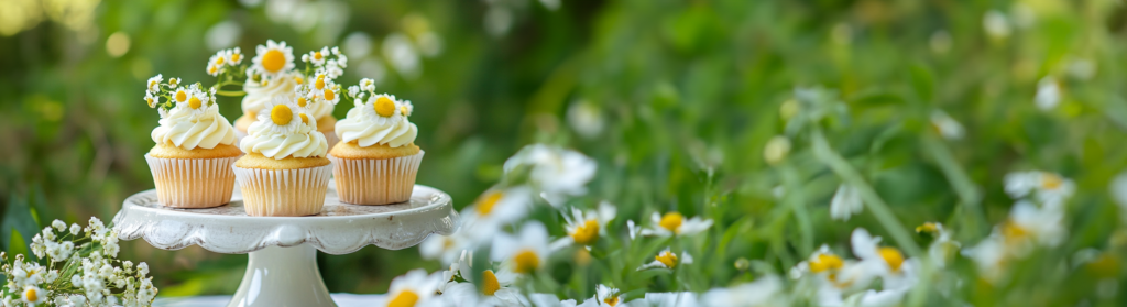 Slow Living Chamomile Cupcake rezept kamille