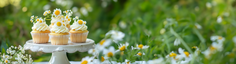 Slow Living Chamomile Cupcake rezept kamille